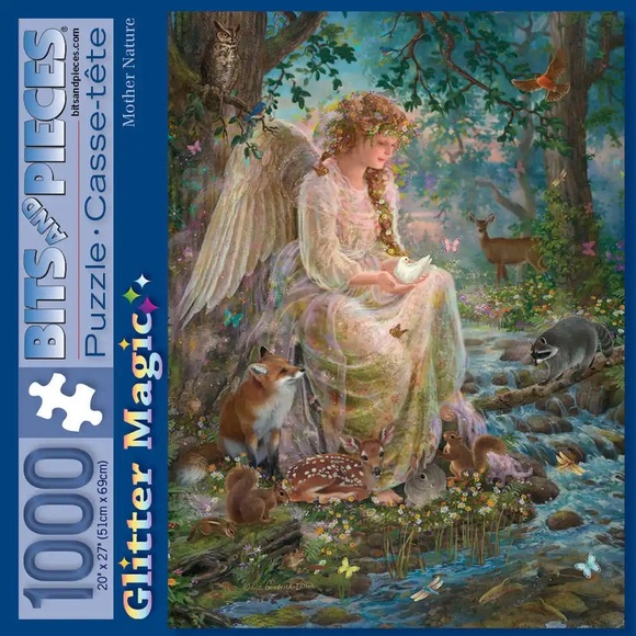 BITS & PIECES || Mother Nature 1000 Piece Embellished Jigsaw Puzzle *NIB* - Picture 1 of 8